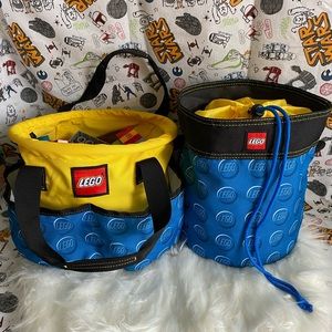 2 Lego bucket storage bags💕☀️